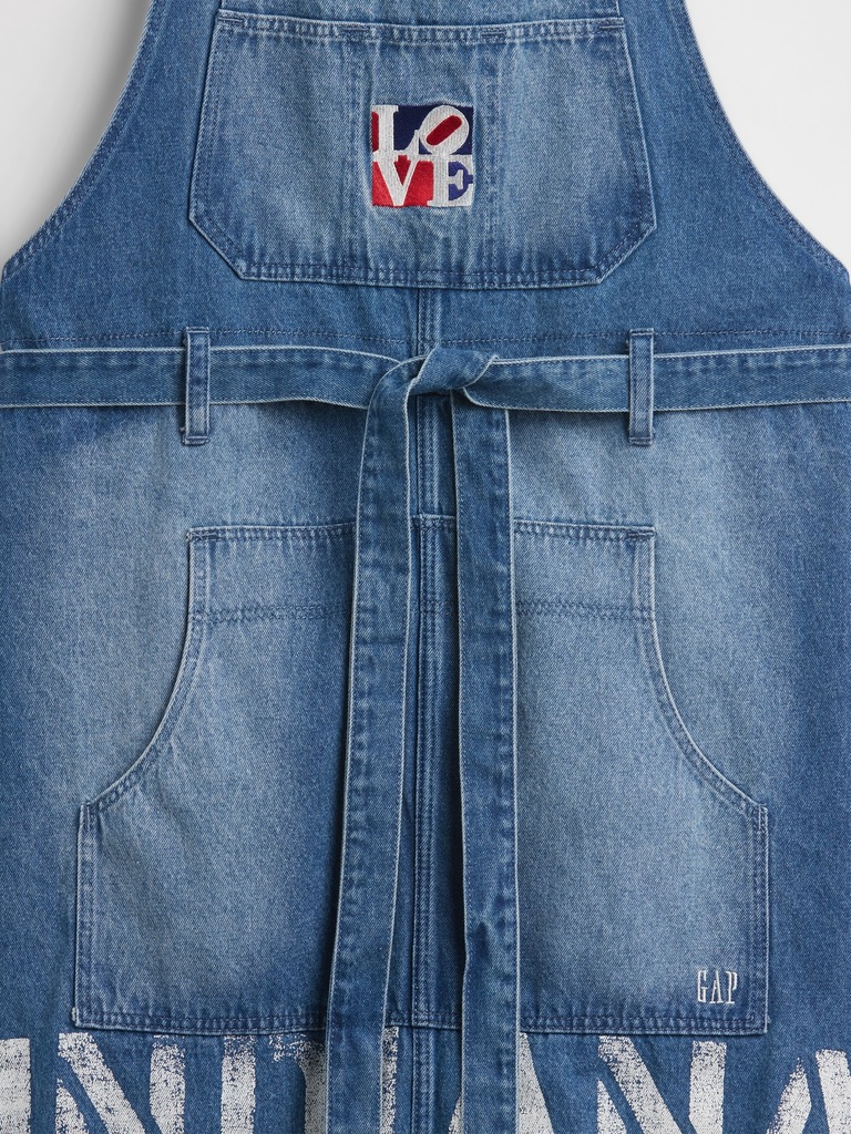 Robert Indiana LOVE Denim Apron