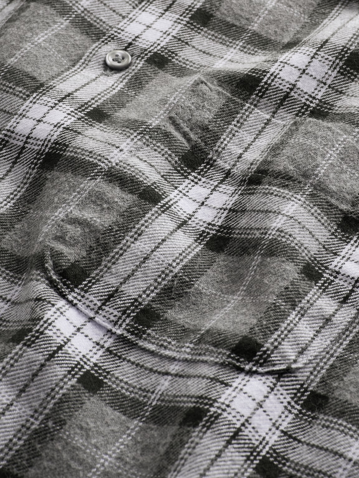 Organic Cotton Relaxed Flannel Shirt