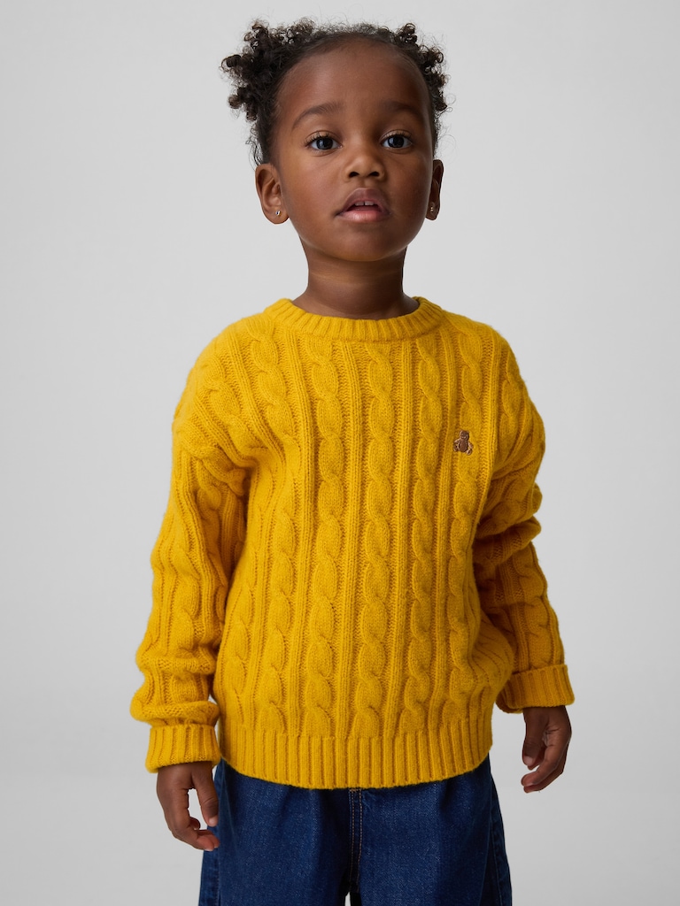 Baby & Toddler CashSoft Cable-Knit Sweater