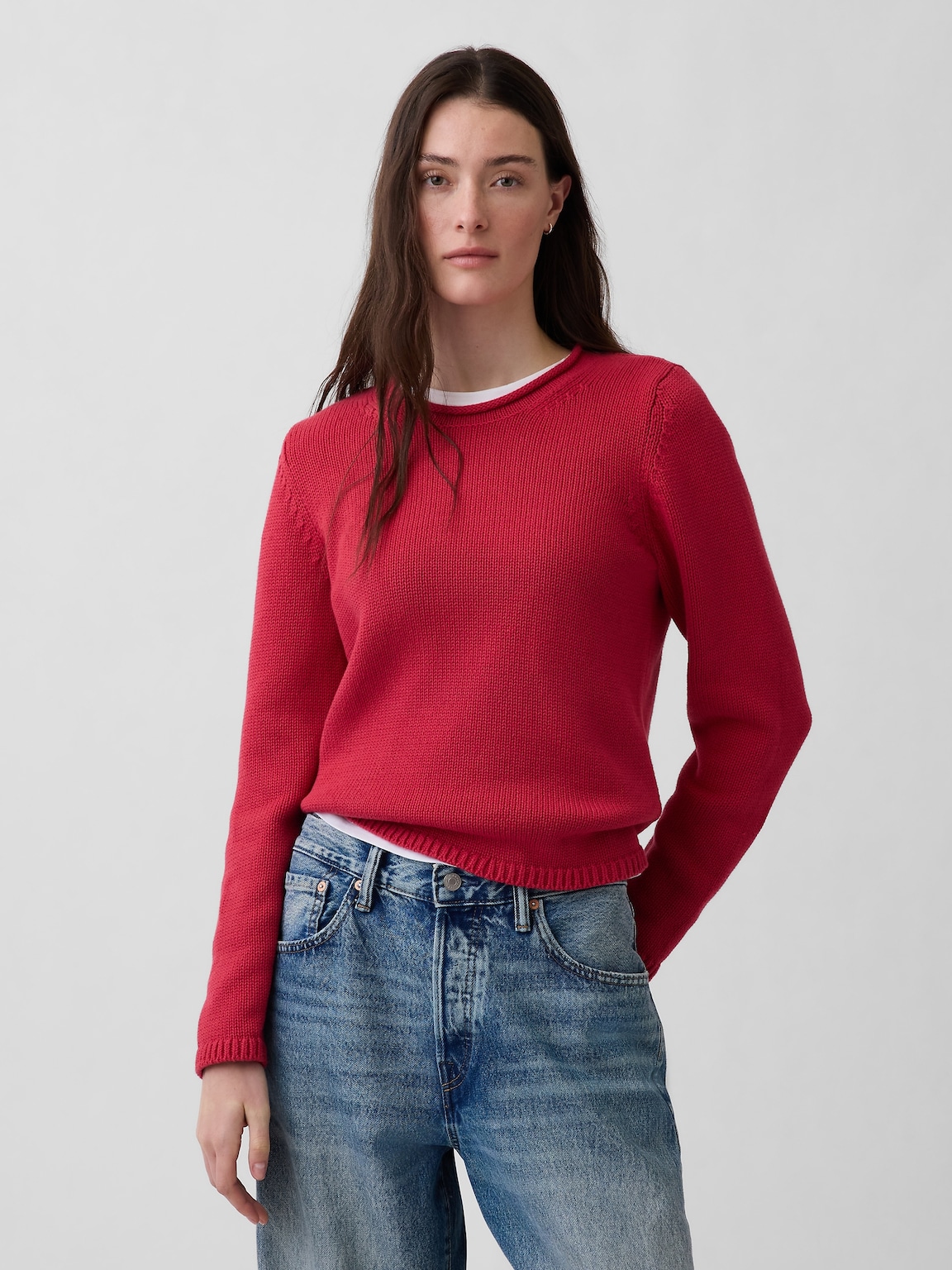 100% Cotton Rollneck Sweater