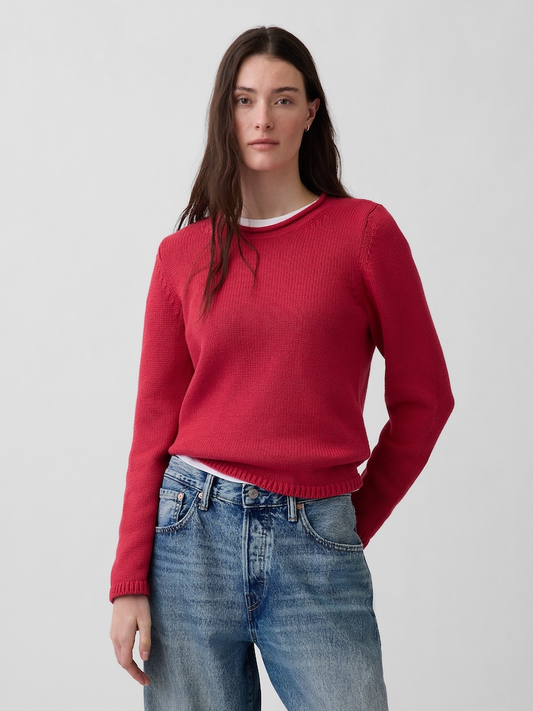 100% Cotton Rollneck Sweater