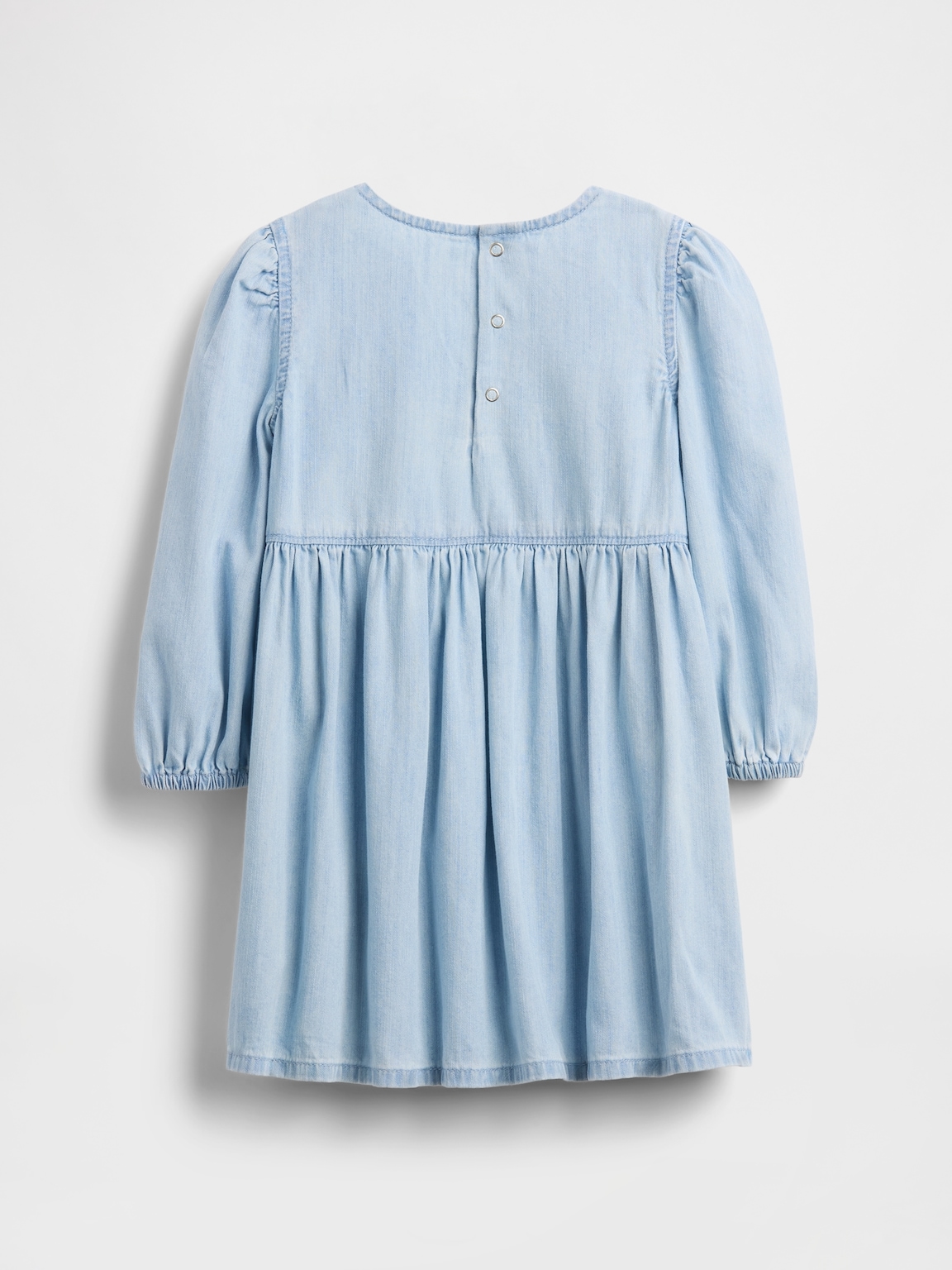 Baby & Toddler Denim Ruffle Heart Dress