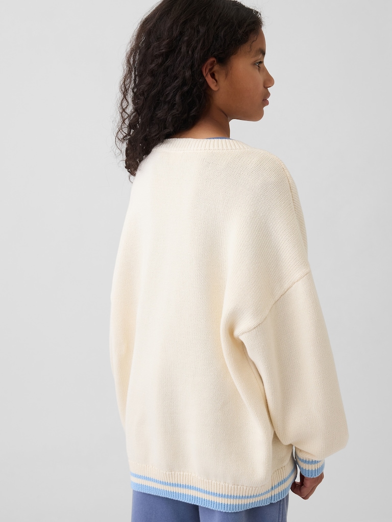 Kids Oversized Tunic Sweater