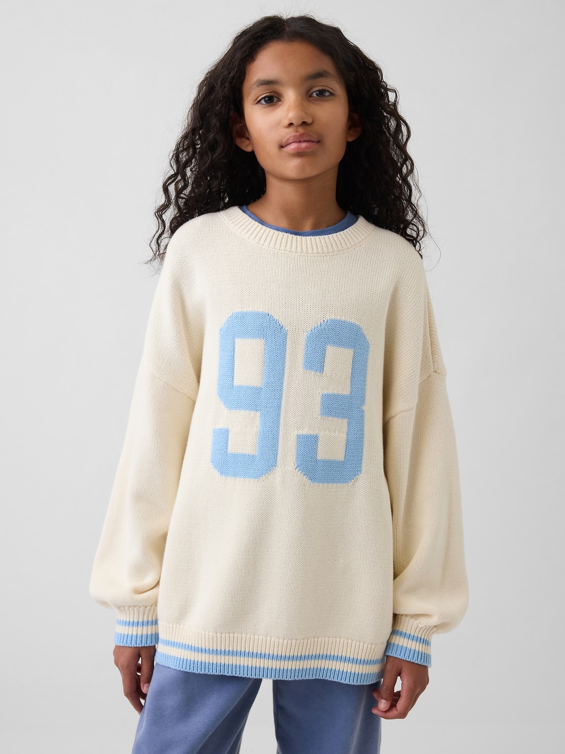Kids Oversized Tunic Sweater