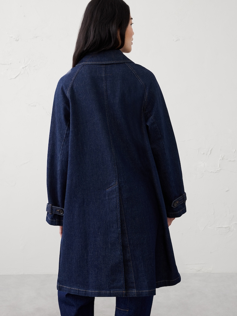 Denim Mac Coat