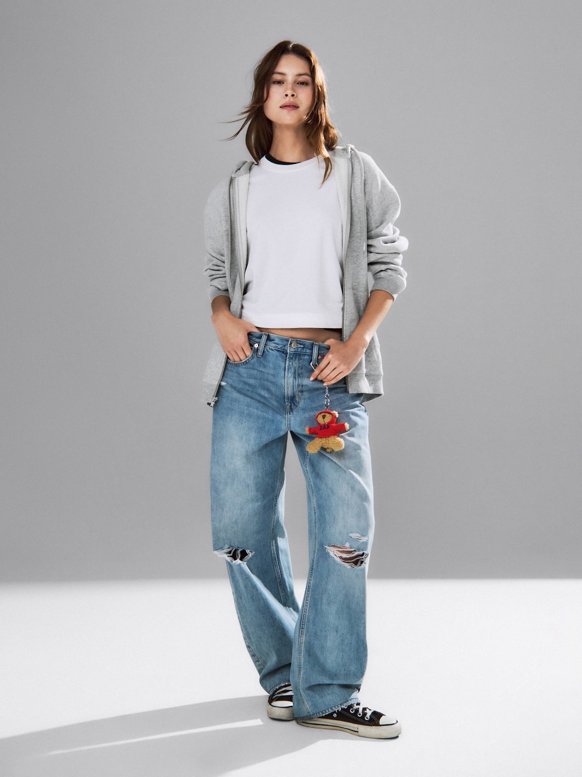 High Rise Barrel Jeans