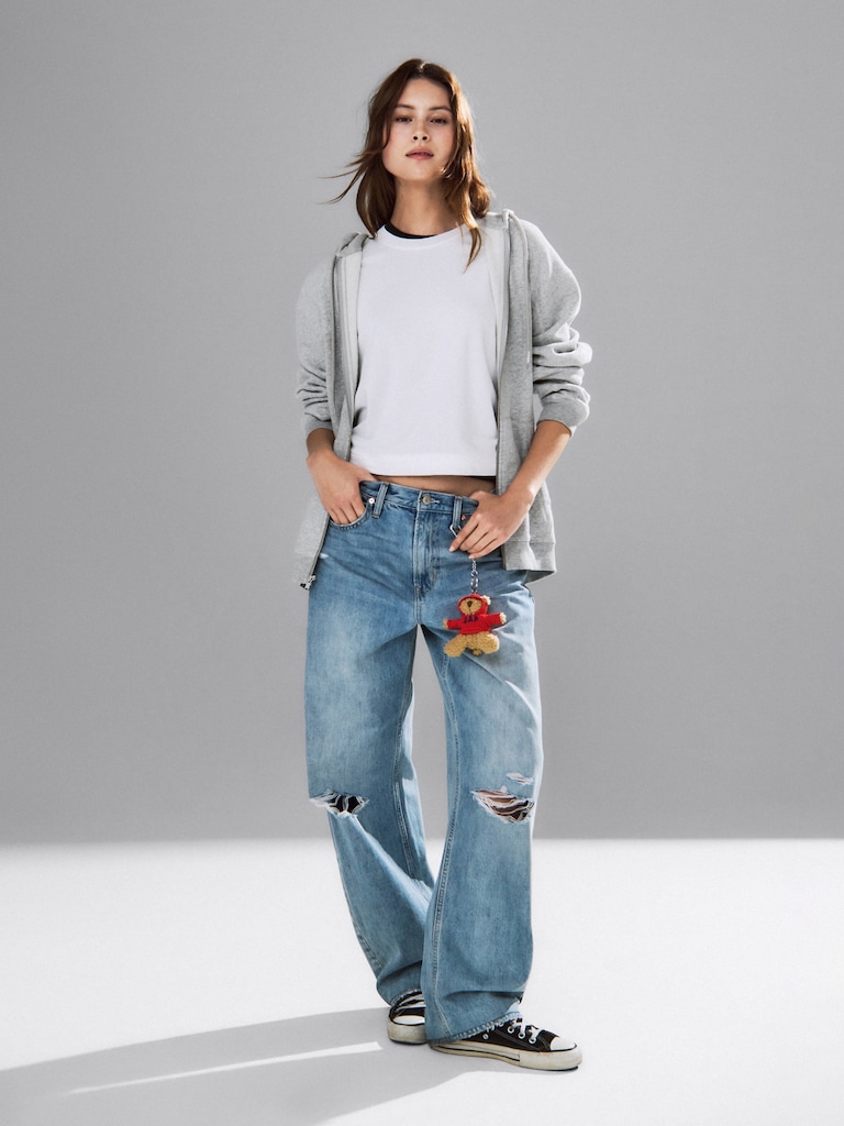 High Rise Barrel Jeans