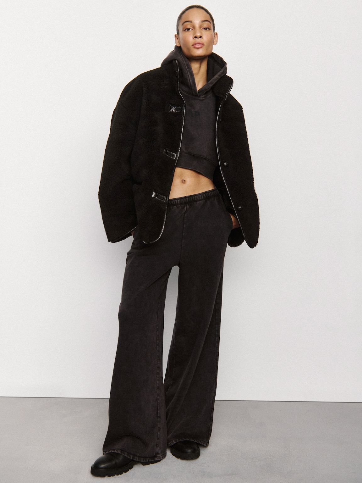 VintageSoft Baggy Wide-Leg Sweatpants