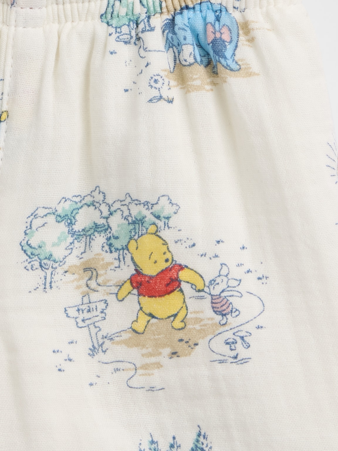 Baby Winnie The Pooh Cotton Gauze Outfit Set