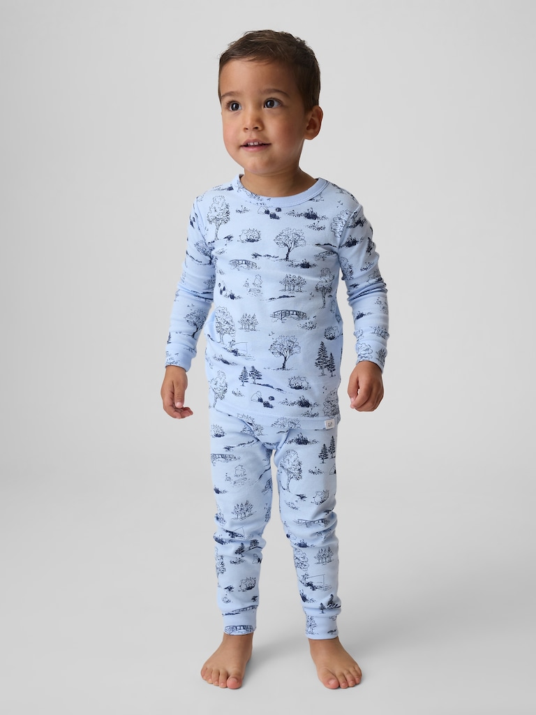 Baby & Toddler Winnie The Pooh Organic Brushed Cotton PJ Set
