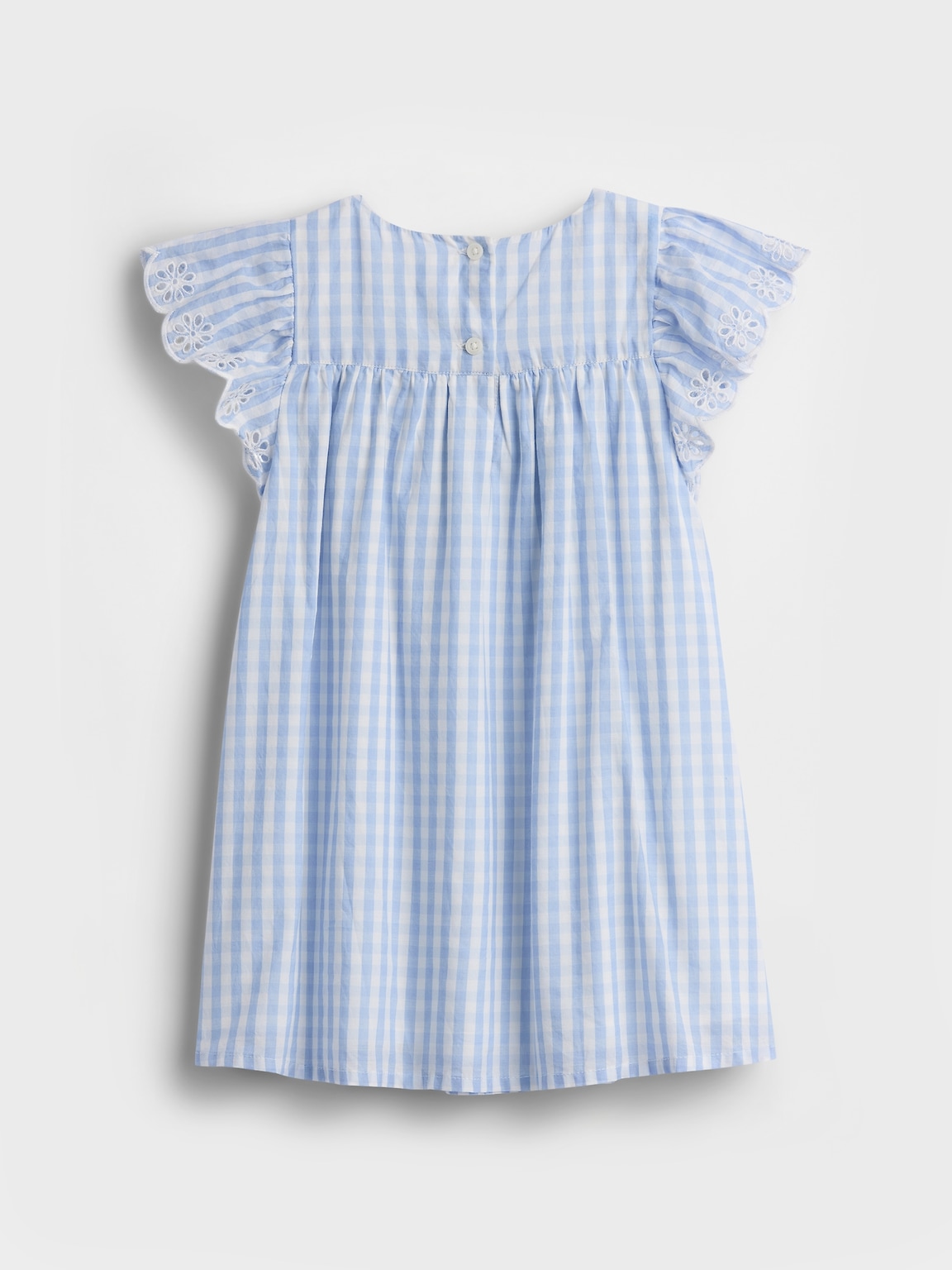 Baby & Toddler Eyelet Gingham Dress