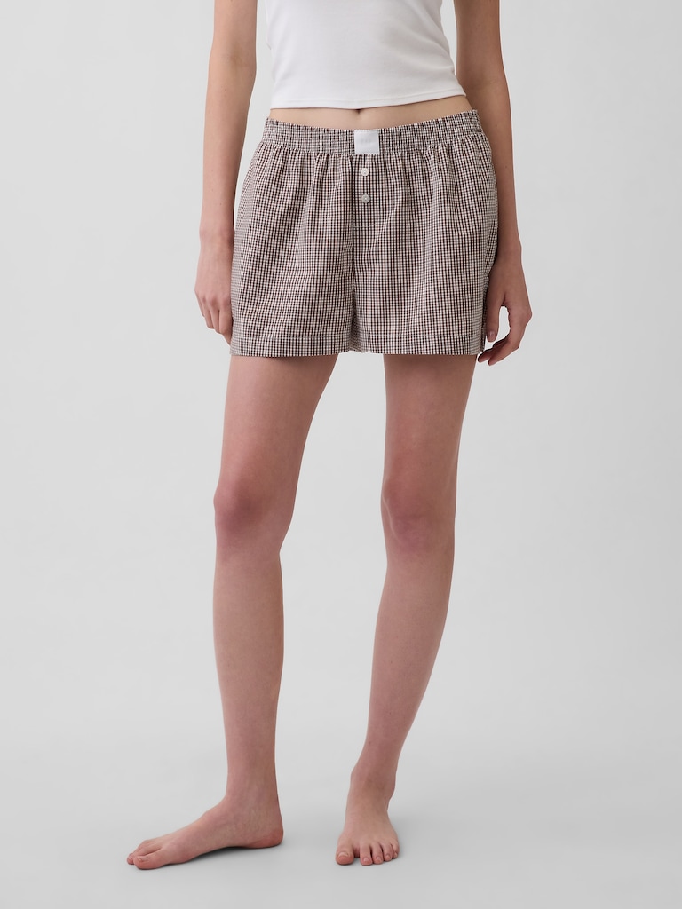 Poplin PJ Boxer Shorts