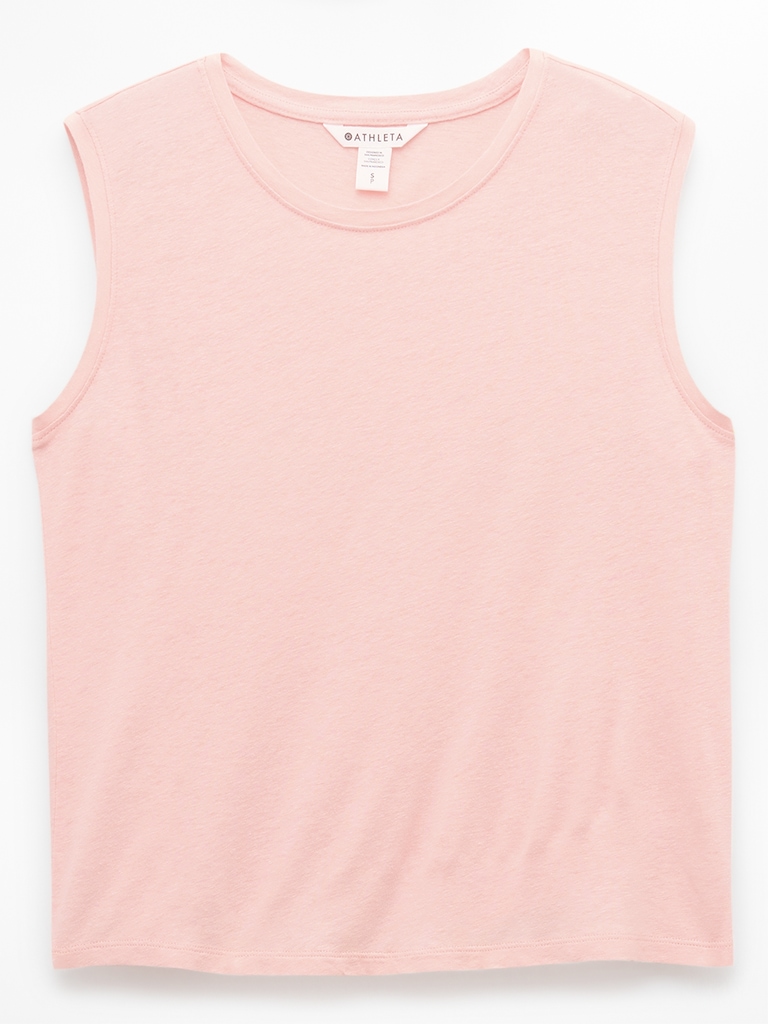 Getaway Linen Blend Muscle Tank