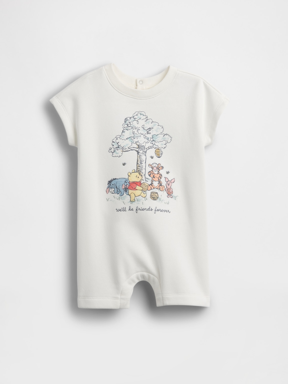 Baby Winnie The Pooh VintageSoft Shorty One-Piece