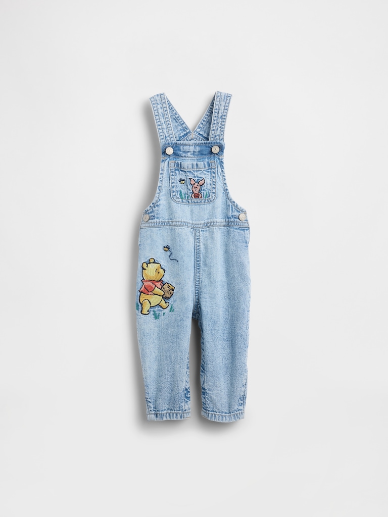 Baby Winnie The Pooh Denim Overalls