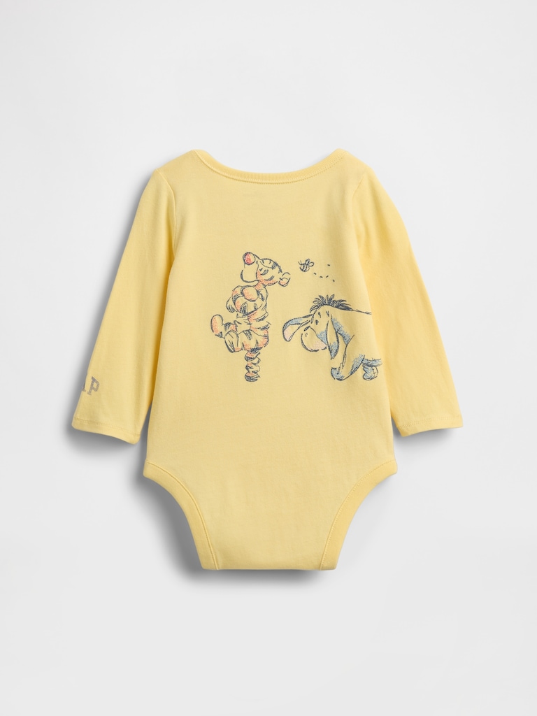 Baby Winnie The Pooh Organic Cotton Bodysuit