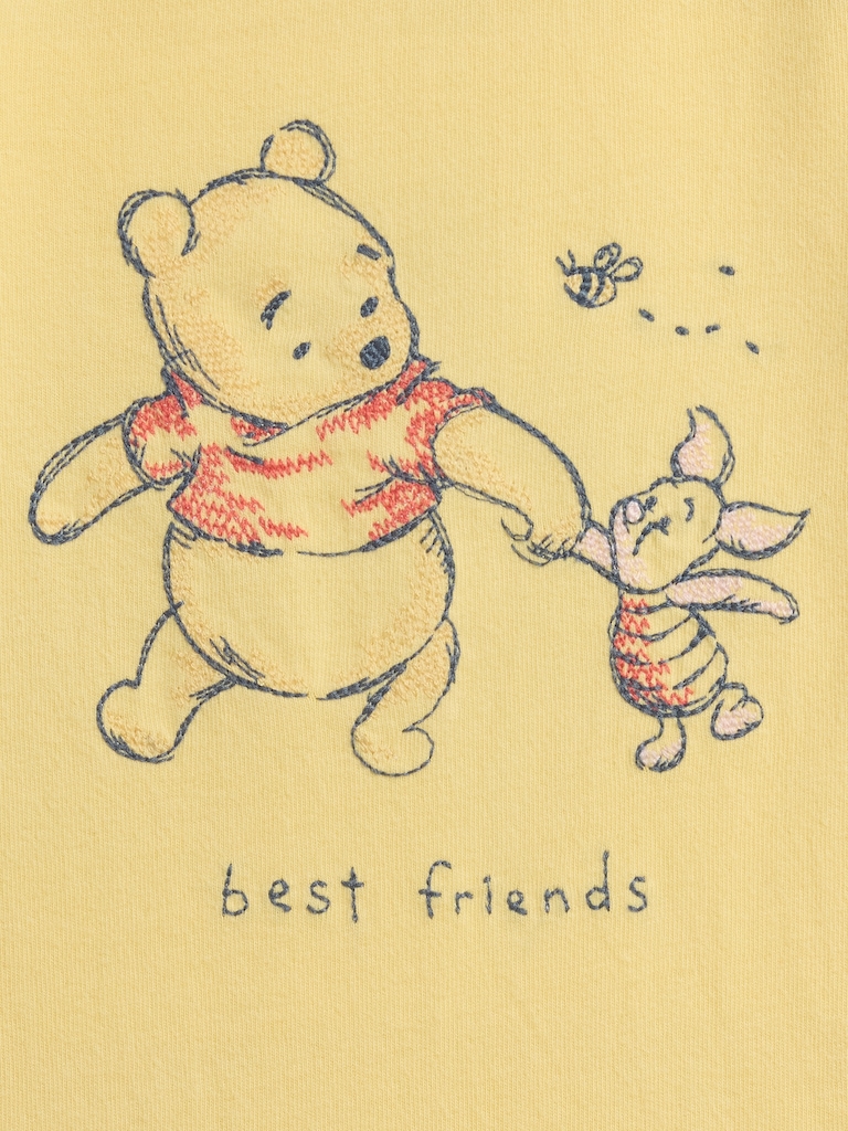 Baby Winnie The Pooh Organic Cotton Bodysuit