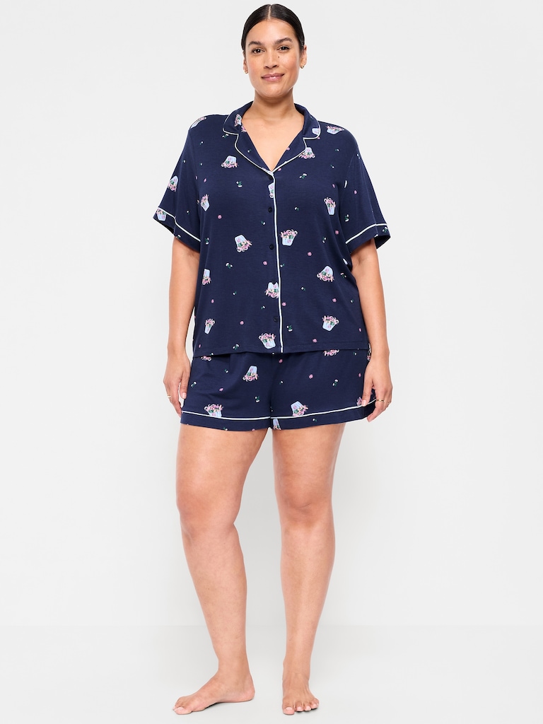 Sunday Sleep Knit Jersey Short Set