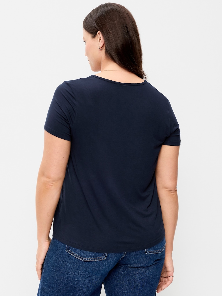 Luxe V-Neck T-Shirt