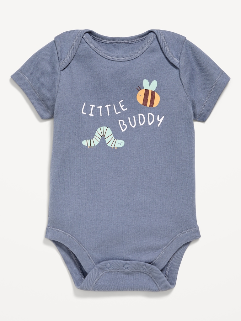 Short-Sleeve Graphic Bodysuit for Baby
