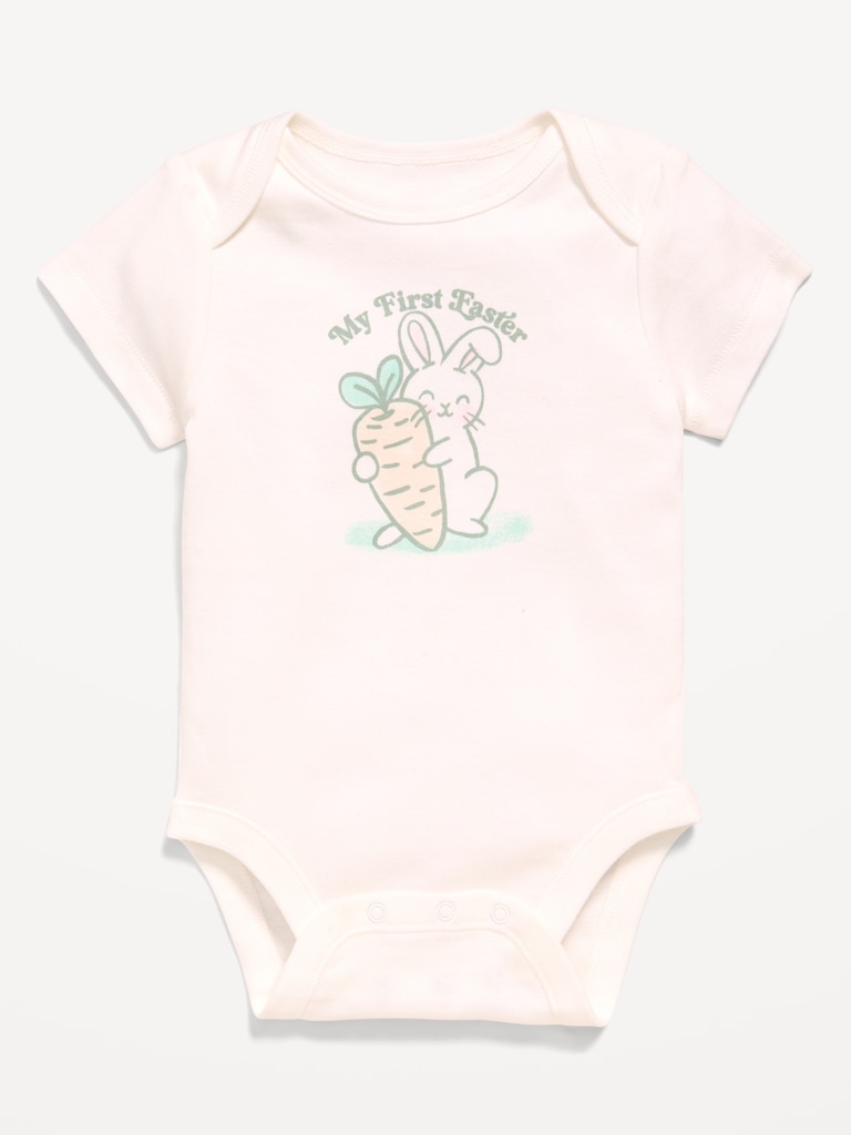 Short-Sleeve Graphic Bodysuit for Baby