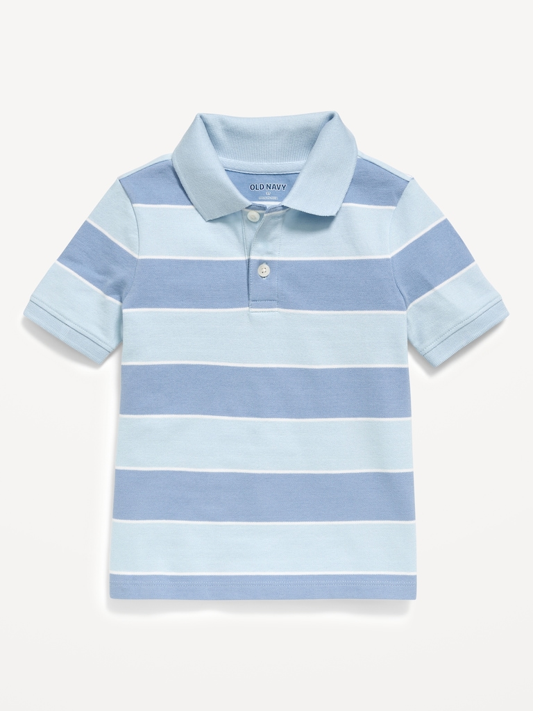 Short-Sleeve Pique Polo Shirt for Toddler Boys