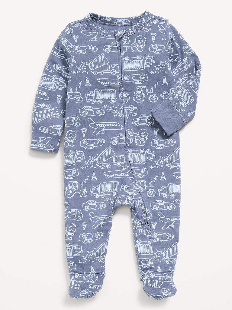 2-Way-Zip Sleep & Play Footed One-Piece for Baby