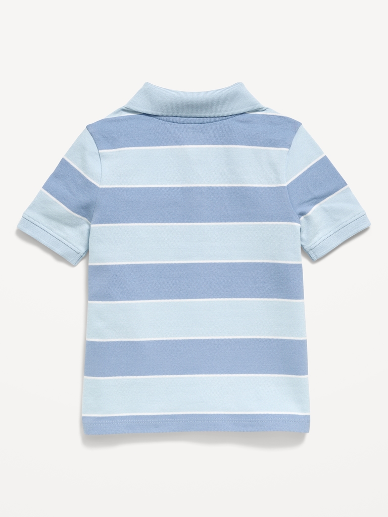Short-Sleeve Pique Polo Shirt for Toddler Boys