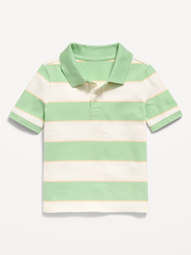 Short-Sleeve Pique Polo Shirt for Toddler Boys
