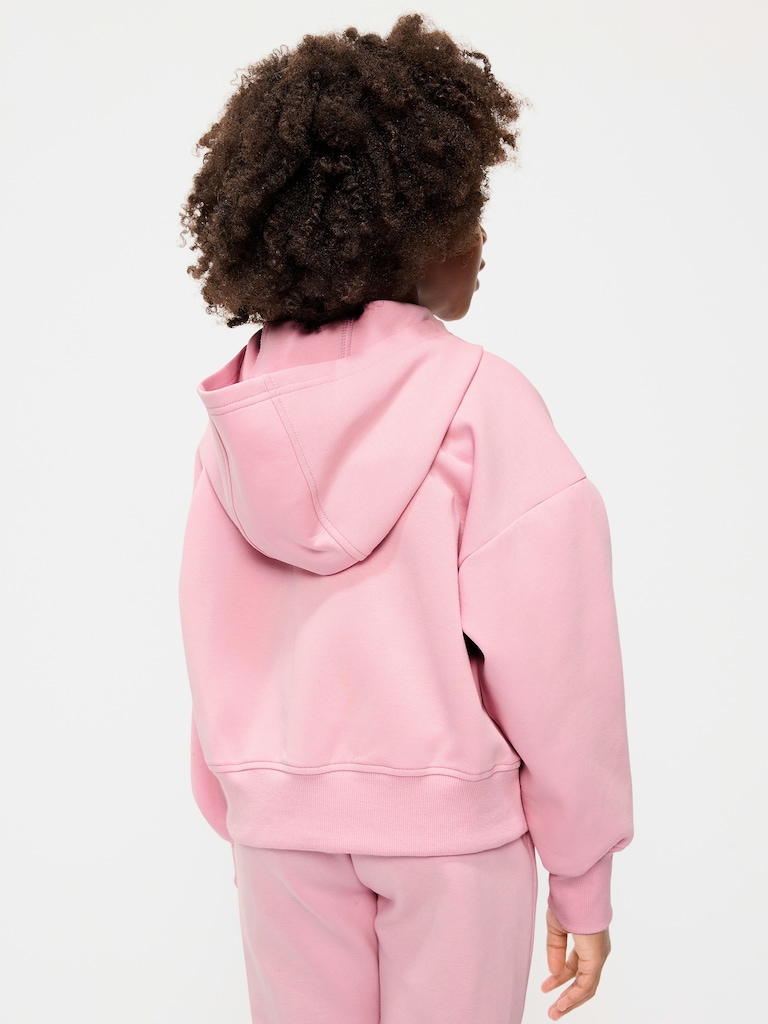 Oversized Dynamic Fleece Full-Zip Hoodie for Girls