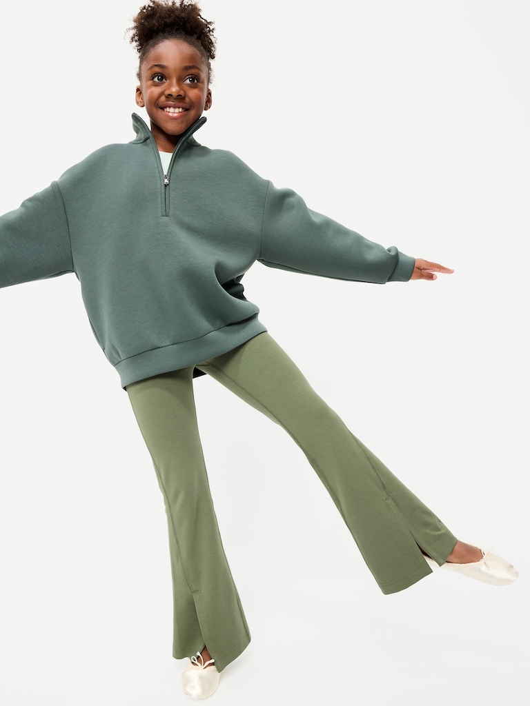 High-Waisted PowerChill Flare Leggings for Girls