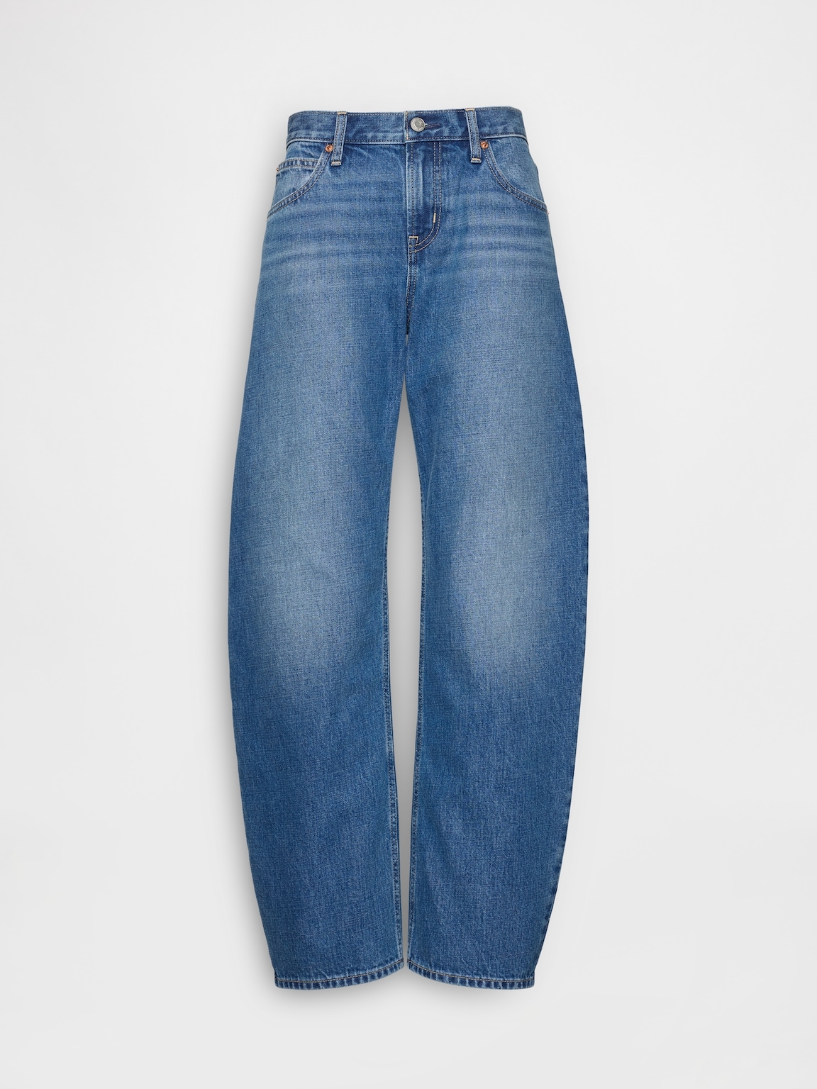 Low Rise Barrel Jeans