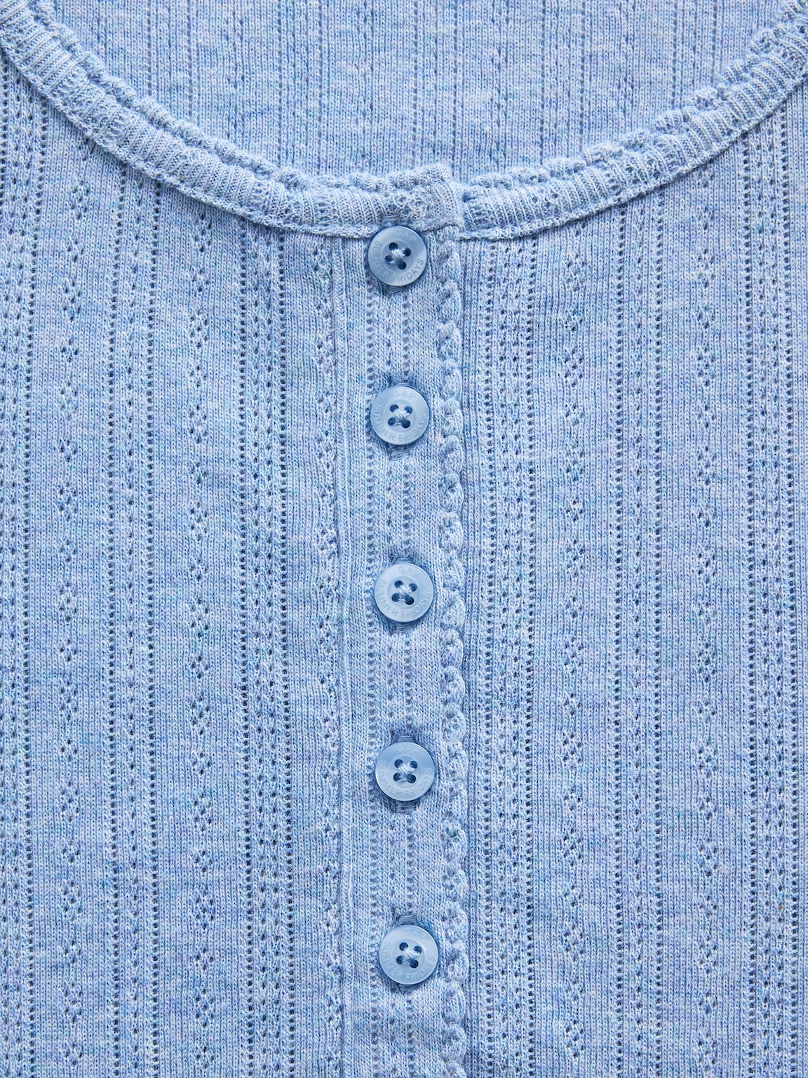 Gap × Summer Fridays Pointelle Henley PJ Top
