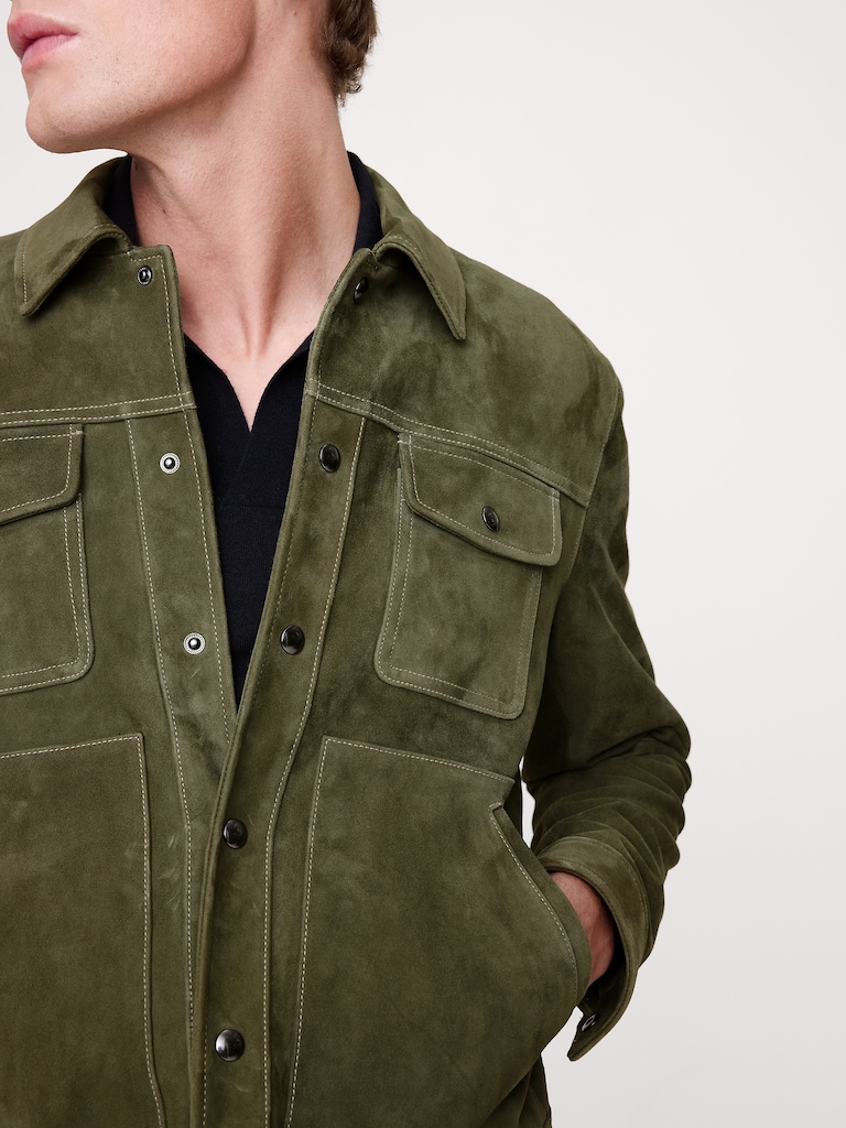 Suede Trucker Jacket