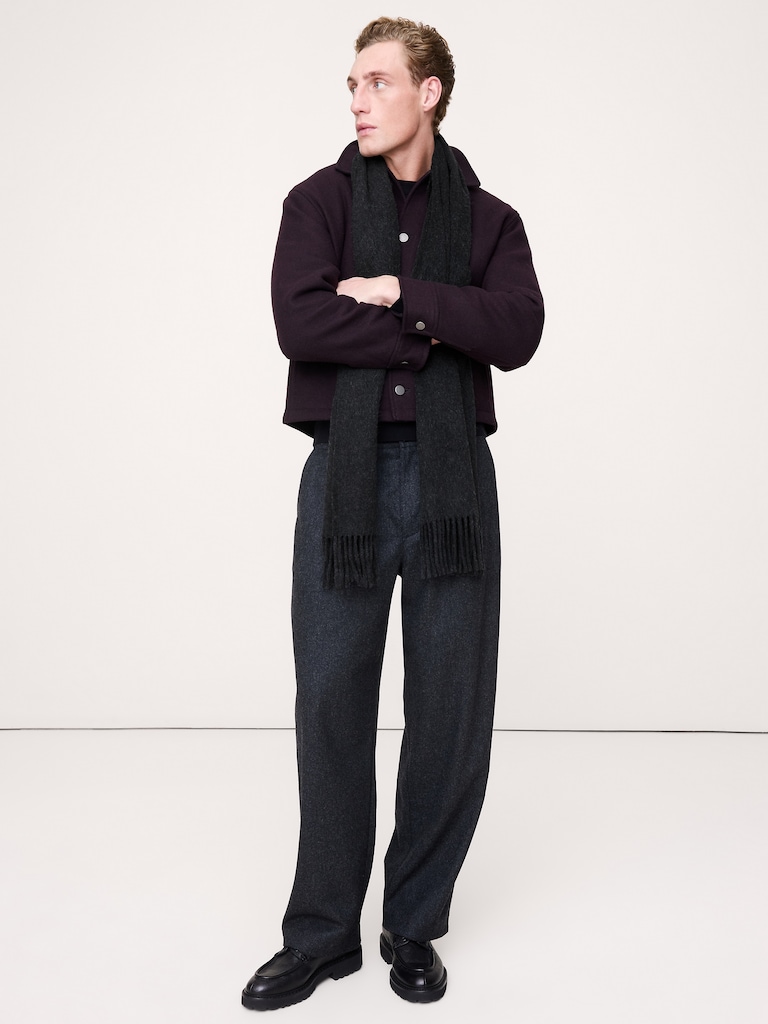 Italian Wool-Cashmere Scarf