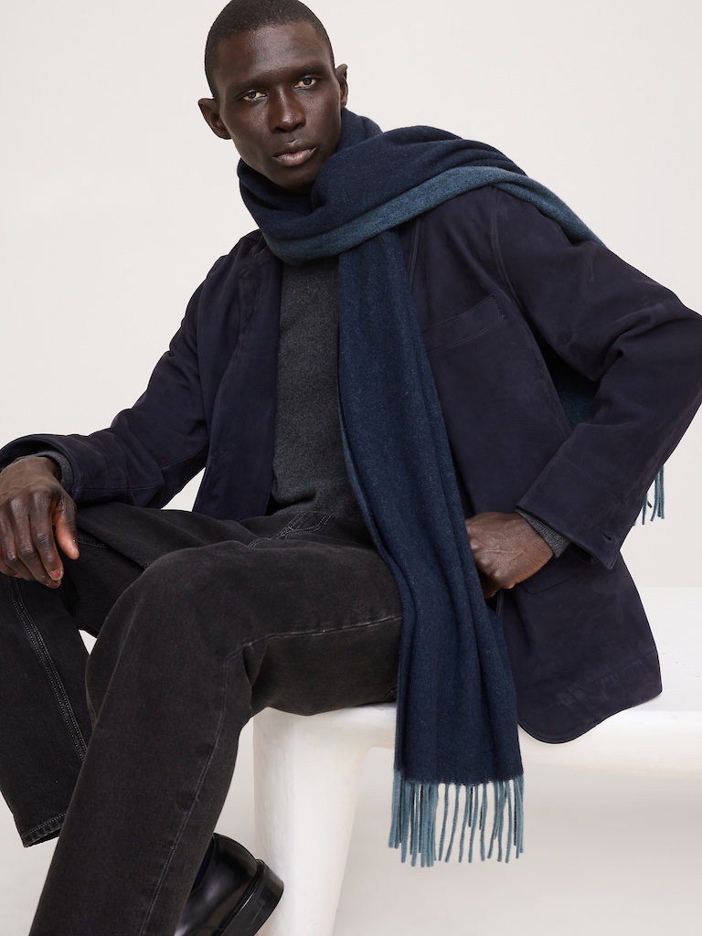 Italian Wool-Cashmere Scarf