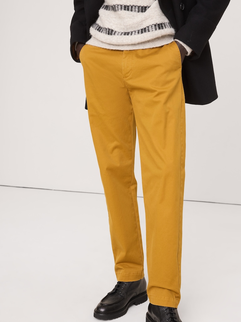 Straight Lived-In Chino