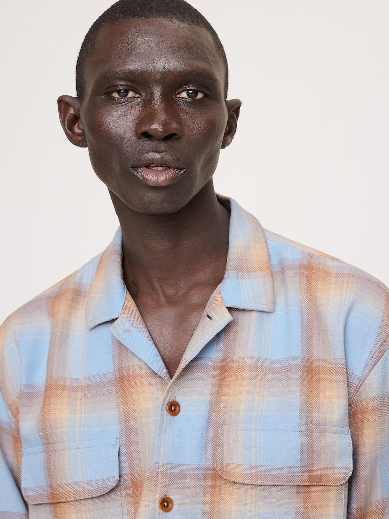 Relaxed-Fit Washed Cotton Resort Shirt