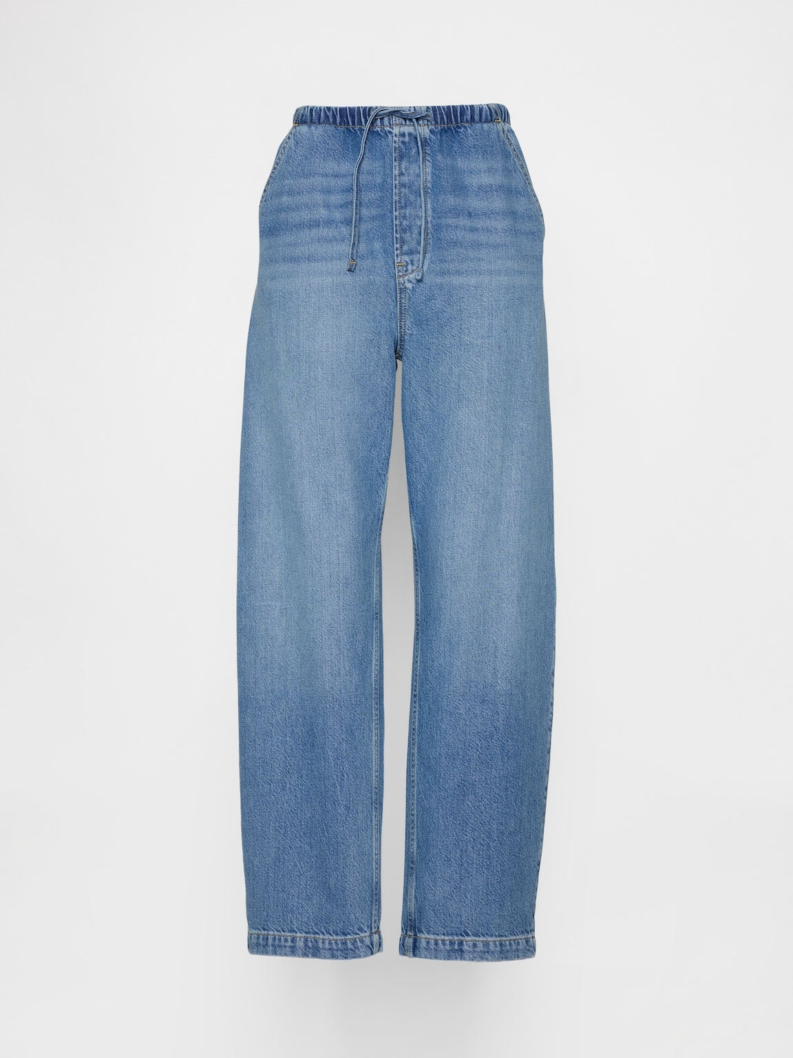 High Rise UltraSoft Easy Barrel Jeans