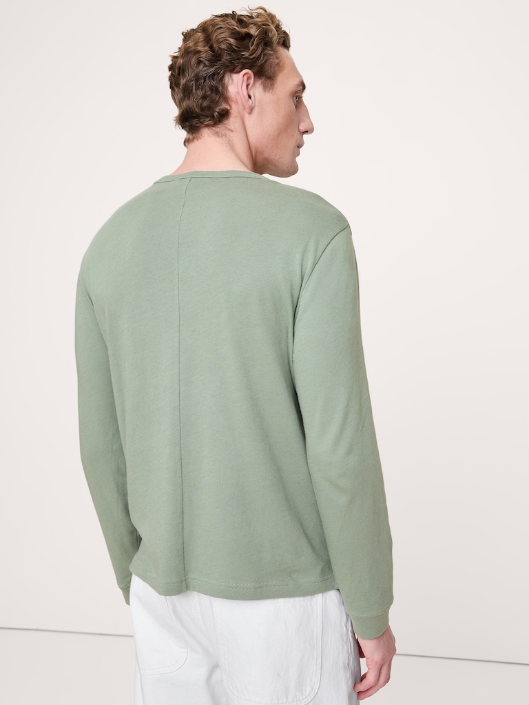 Cotton Jersey Long-Sleeve T-Shirt