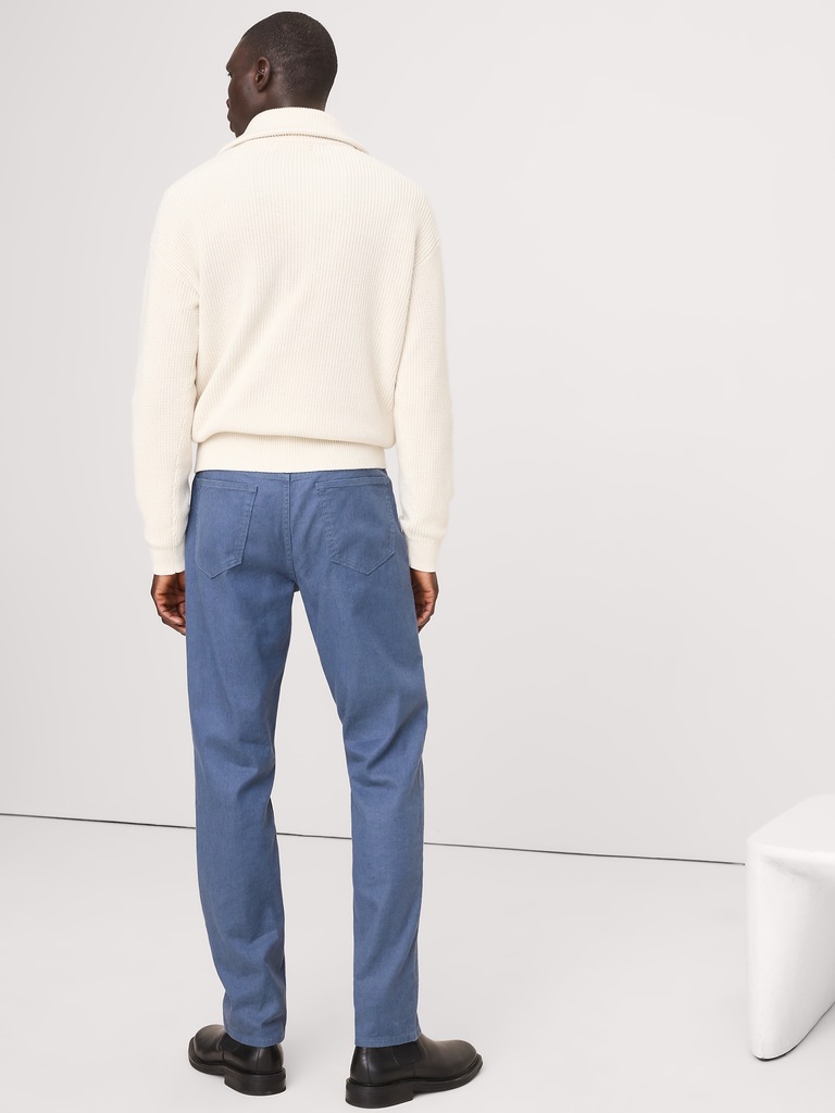 Slim Linen-Cotton Traveler Pant