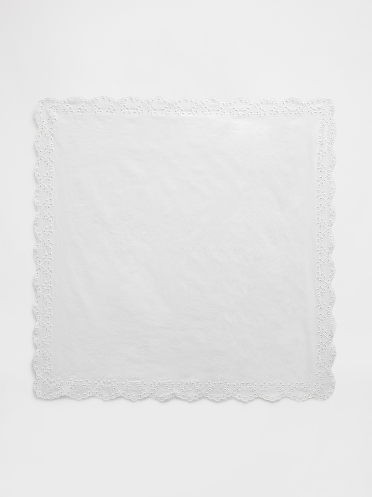 Eyelet Bandana Scarf