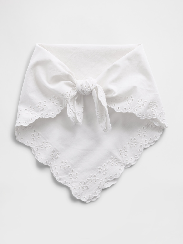 Eyelet Bandana Scarf