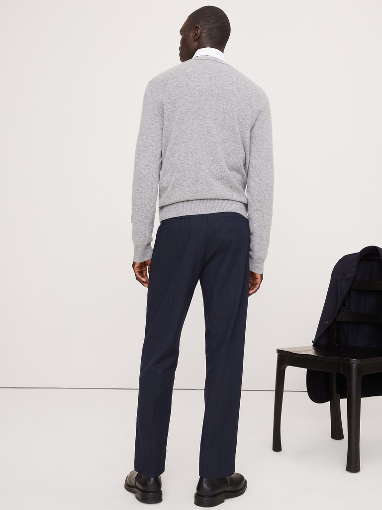 Athletic Textured Dress Pant