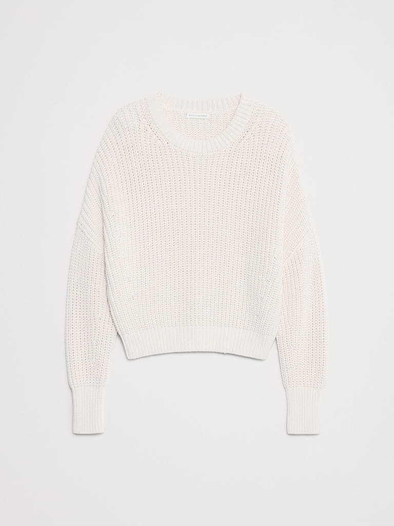 Cotton Crew-Neck Sweater