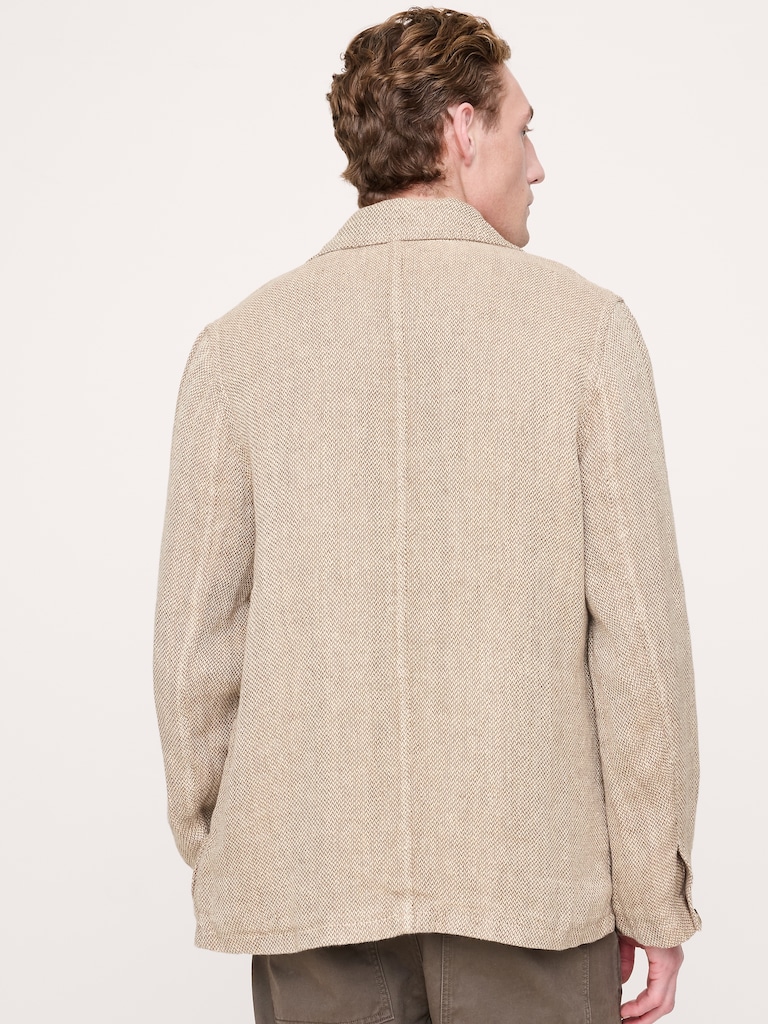 Linen Tweed Walking Jacket