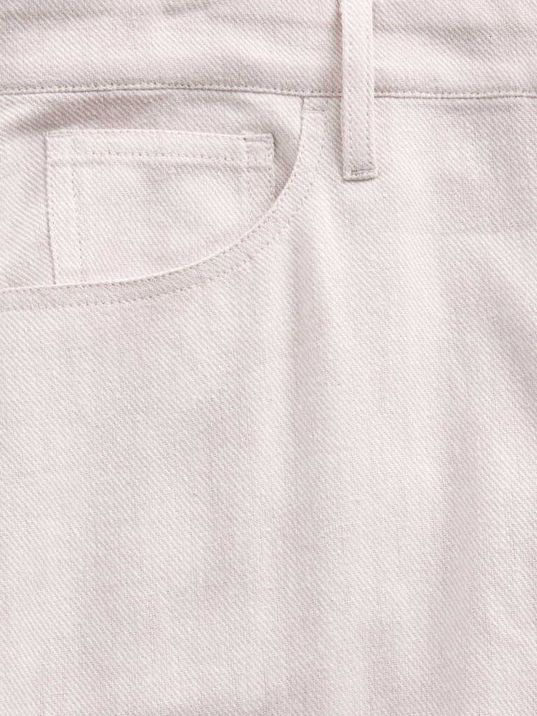 Linen-Cotton Wide-Leg Pants