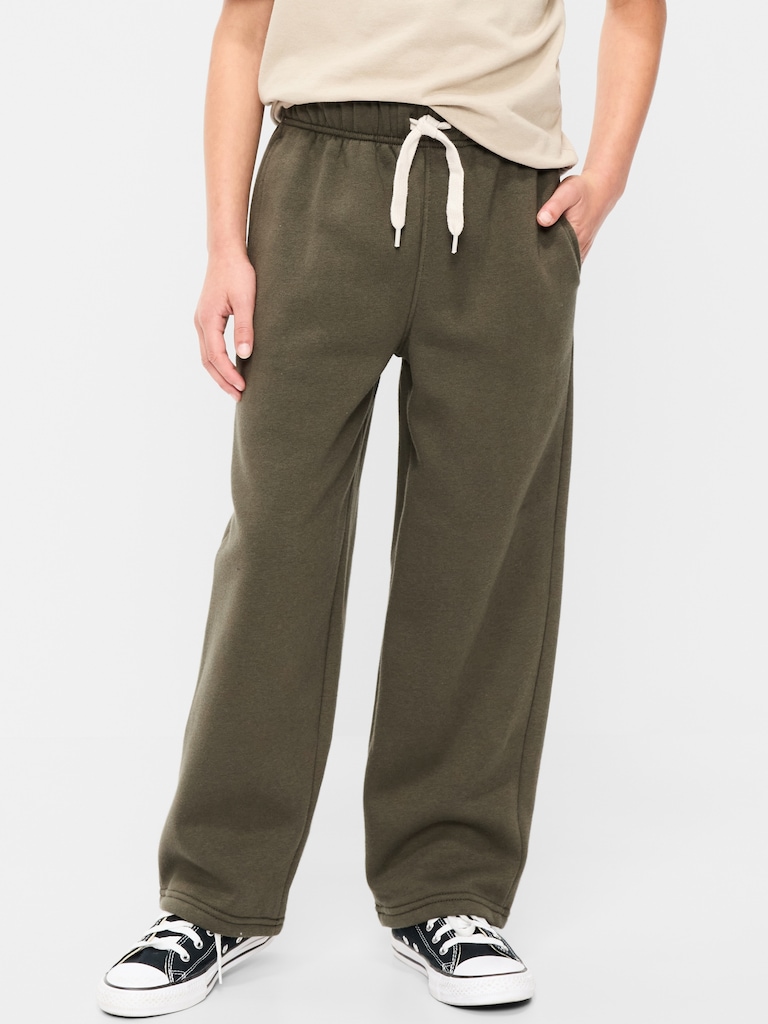 Straight Fleece Sweatpants for Boys
