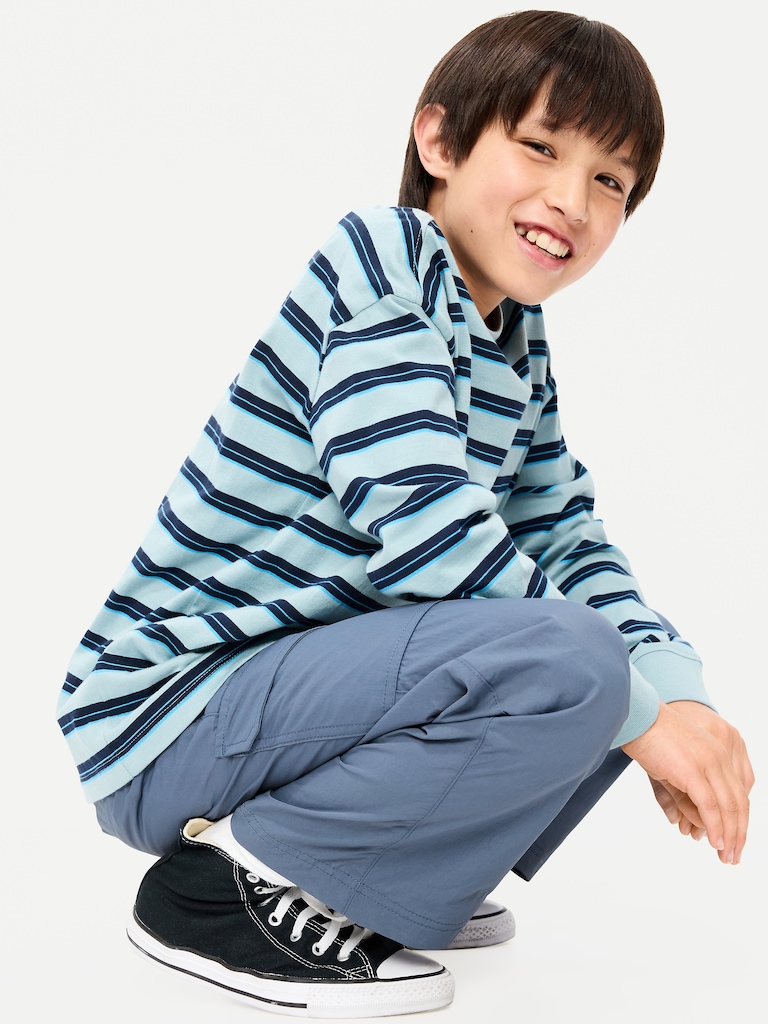 Super Baggy Belted Pull-On Cargo Pants for Boys