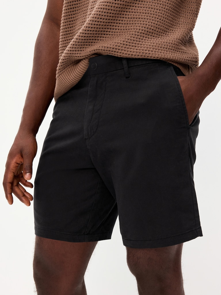 Slim Built-In Flex Rotation Chino Shorts -- 8-inch inseam
